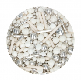 Sprinkles 3D Silver Lining 70 gr - Funcakes