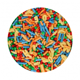 Sprinkles Confeti Alfabeto 65 gr - Funcakes