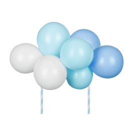 Topper para Tarta Globos Azules - Partydeco