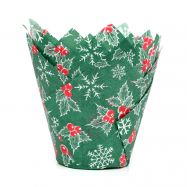 Tulipas para Muffins Navidad 36 ud - House Of Marie