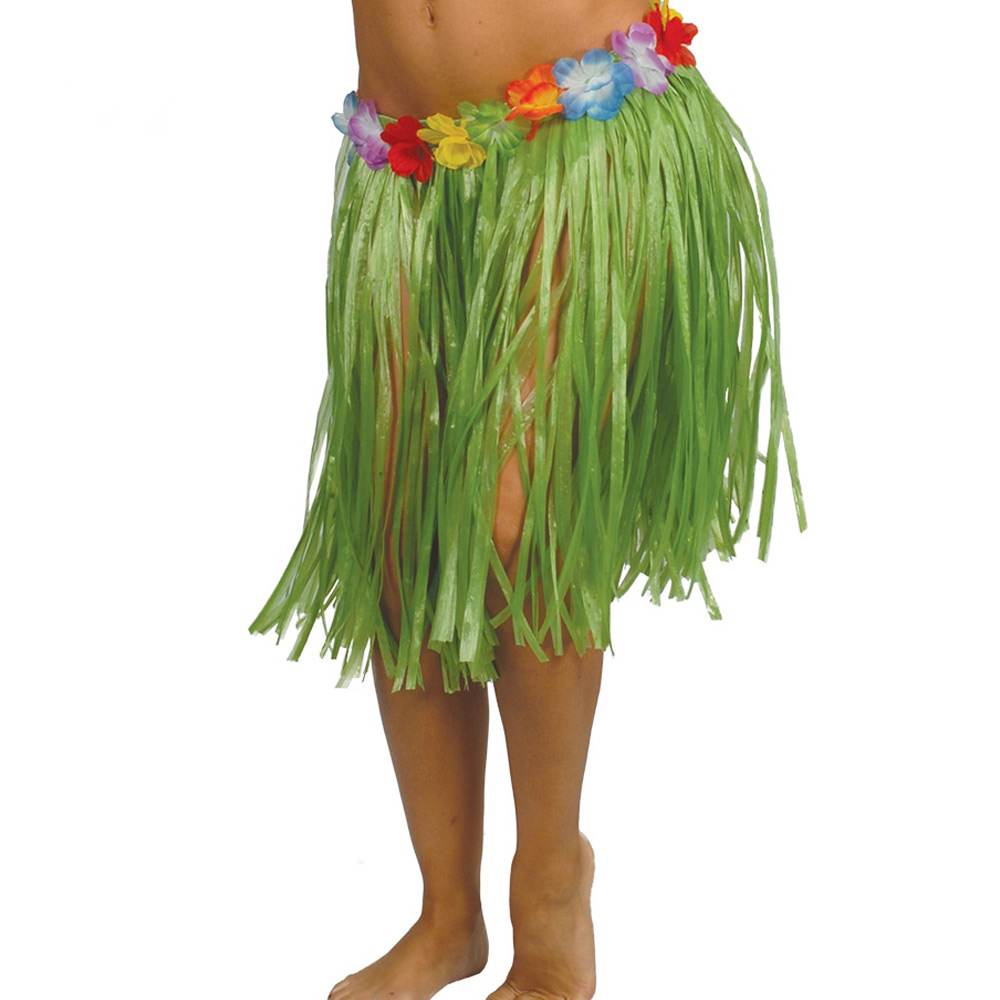 creencia Sin sentido prioridad ▷ Falda Hawaiana Verde con Flores - 24 h ✓ - My Karamelli