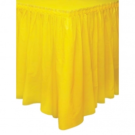 Falda para Mesa Amarillo Girasol
