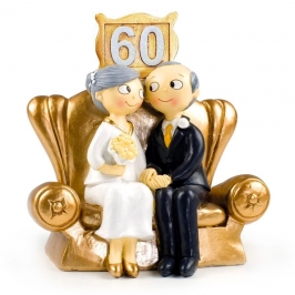 Figura para tarta Bodas de Diamante