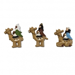 Figuritas para Roscón Reyes Magos con Imán - 3 ud