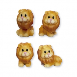 Figuritas Roscón de Reyes Leones 4 ud