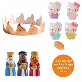 Figuritas para roscón de reyes Hello Kitty 7 Pcs