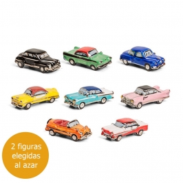 Figuritas Roscón de Reyes Coches 2 Unidades