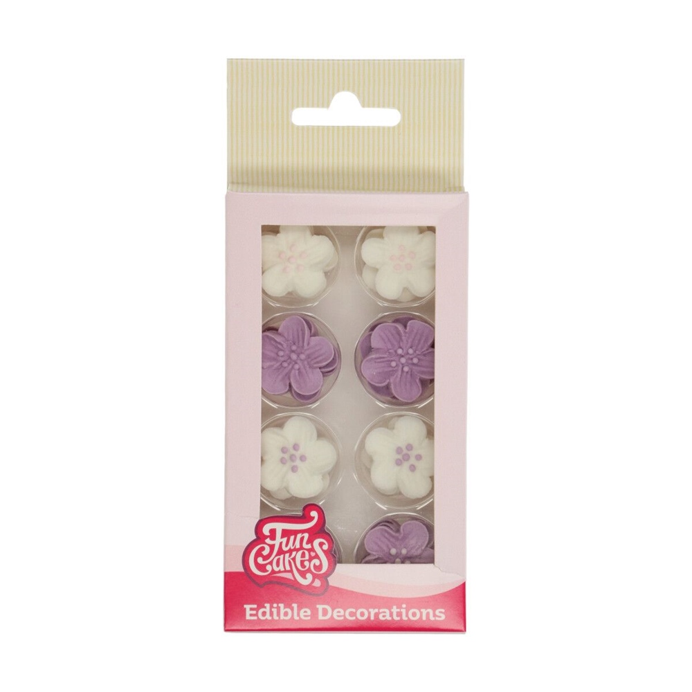 ▷ Flores Comestibles Lilas y Blancas - My Karamelli ✓