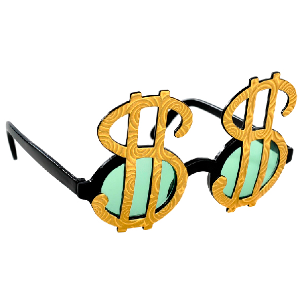 Gafas Símbolo Dólar
