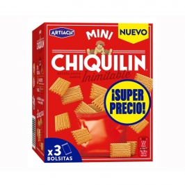 Galletas Mini Chiquilín 105 g en caja con 3 bolsitas individuales