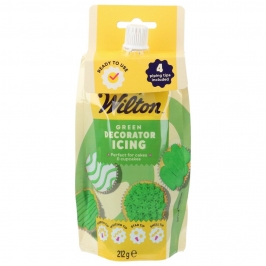 Glasa lista para usar Wilton color verde 212 gr