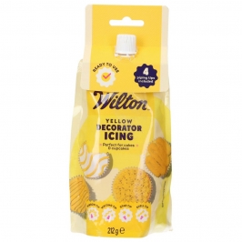 Glaseado amarillo Wilton Decorator Icing de 212 g