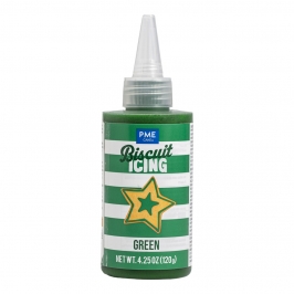 Glaseado para galletas verde PME 120 g listo para usar