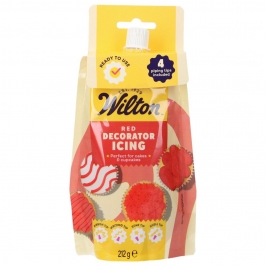 Glaseado Rojo Wilton Decorator Icing 212 g listo para usar