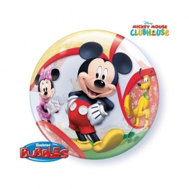 Globo Burbuja 2 Caras Mickey Mouse 56 cm