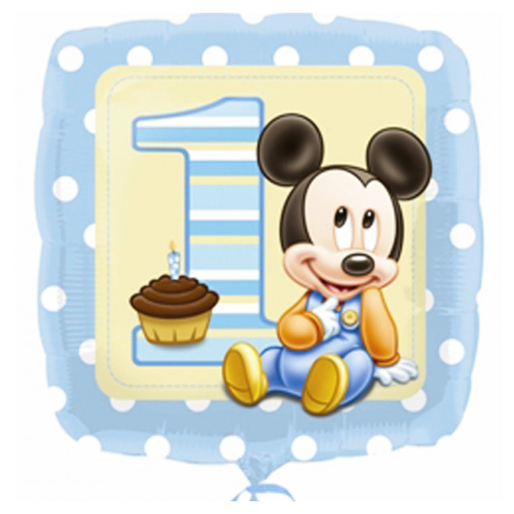 mero No pretencioso adecuado Globo de Foil 1er Año Mickey Mouse | My Karamelli