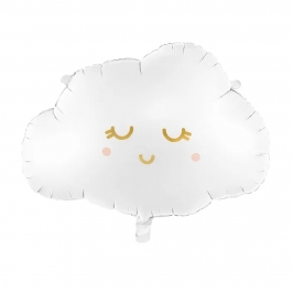 Globo de foil con forma de nube con cara de 50 cm de alto