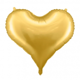 Globo de Foil Corazón Dorado 61 cm