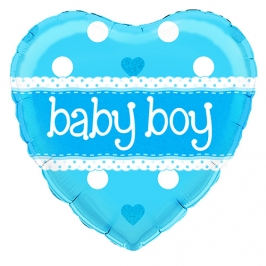 Globo de foil Holográfico Baby Boy