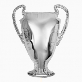 Globo de foil trofeo color plata 84 cm