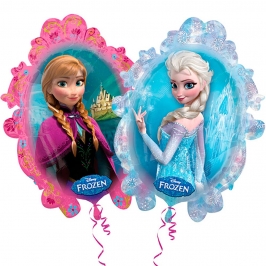 Globo dos caras Frozen Elsa y Anna