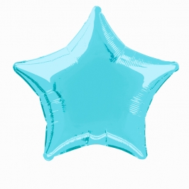 Globo Estrella Azul Claro 50 cm