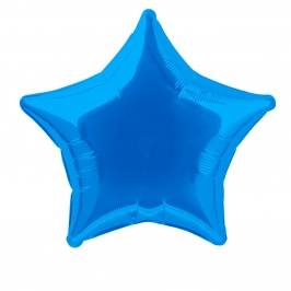 Globo Estrella Azul Intenso 50 cm