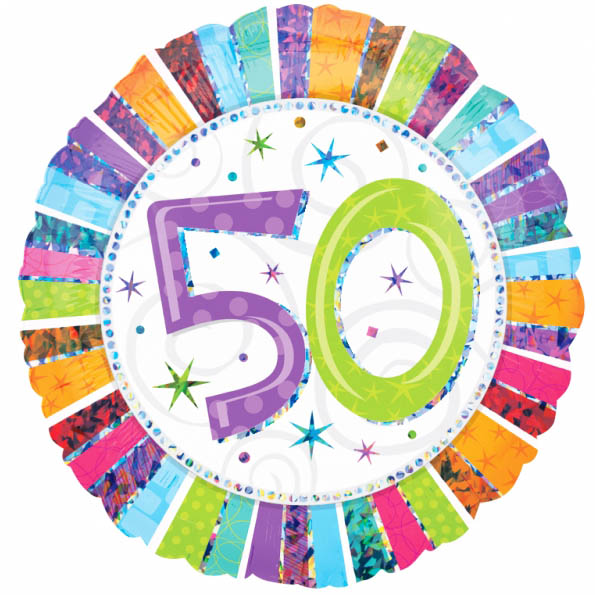 juego de 8 globos 50 aniversario - Comprar Online {My Karamelli}