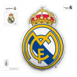 Globo Foil Real Madrid Escudo 80 x 60 cm