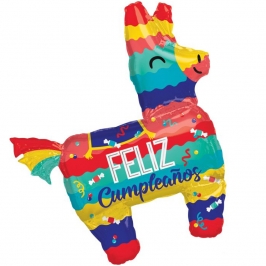 Globo Forma Piñata Feliz Cumpleaños 83 cm