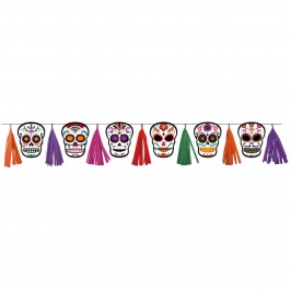 Guirnalda Día de los Muertos 182 cm