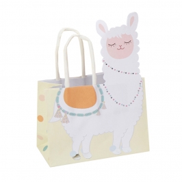 Juego de 10 bolsas pequeñas para regalos de la colección Llama Love