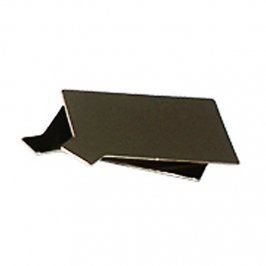 Juego de 12 Bases Rectangulares Oro/Negro 9 x 5 cm