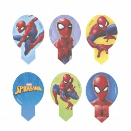 Juego de 20 obleas para Cupcakes Spiderman