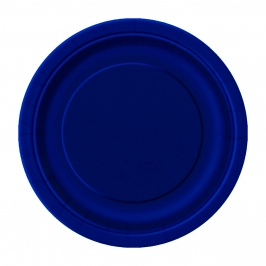 Juego de 20 Platos Azul Marino 17 cm