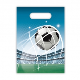Juego de 6 bolsas para chuches Fútbol Party