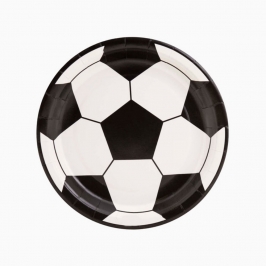 Juego de 6 Platos Fútbol Gol