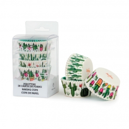 Juego de 75 Cápsulas para Hornear Cactus 