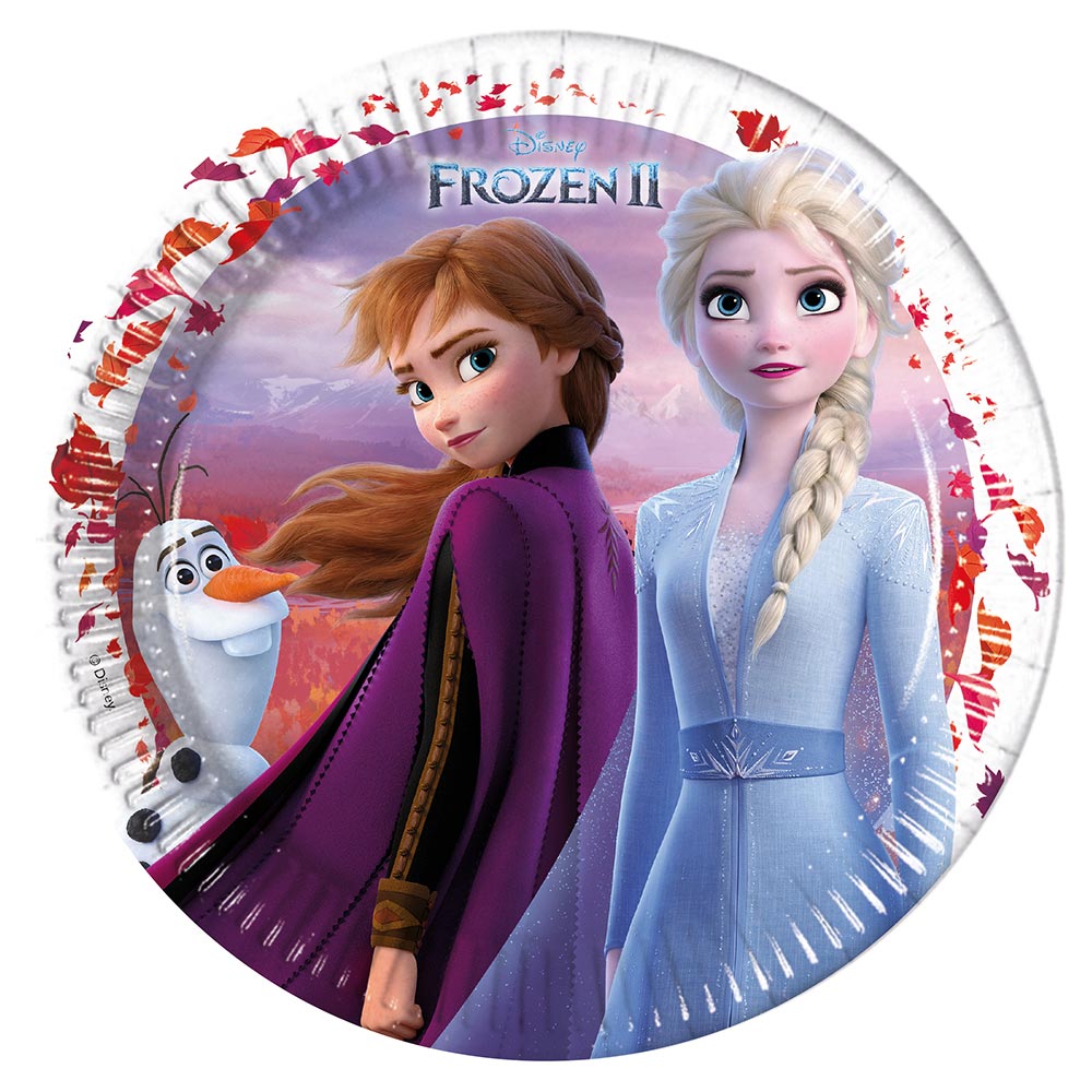 Disney Frozen Frozen de platos Anna Elsa Olaf 19,5 cm 8 unidades