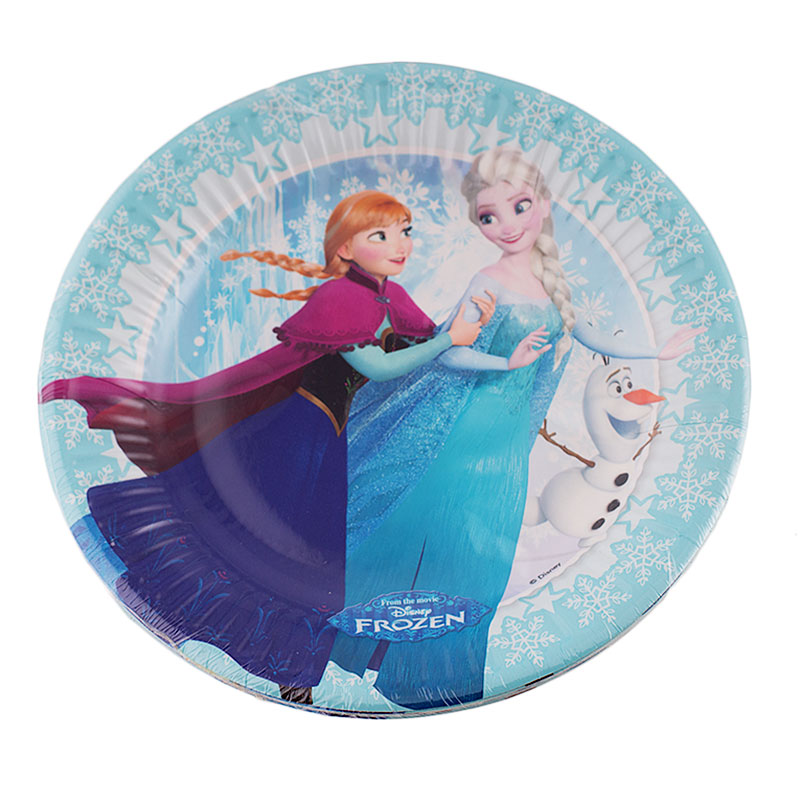 Juego de 8 platos Frozen Elsa, Anna y Olaf - My Karamelli