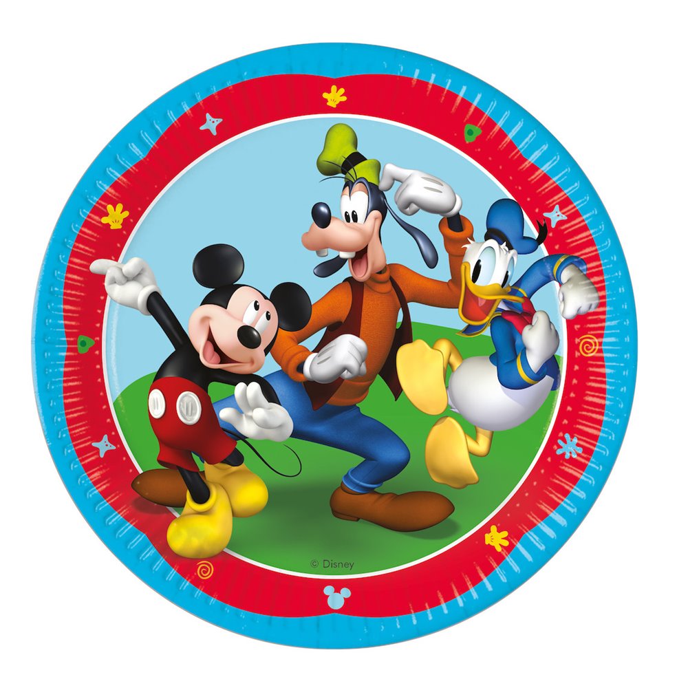 Disney-vajilla de cerámica con dibujos animados de Mickey Mouse y