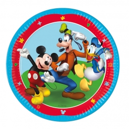 Juego de 8 Platos Mickey Mouse 23 cm