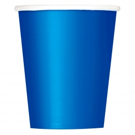 Juego de 8 Vasos Azul Intenso