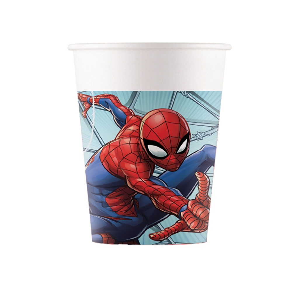 Juego de 8 Vasos Ultimate Spiderman