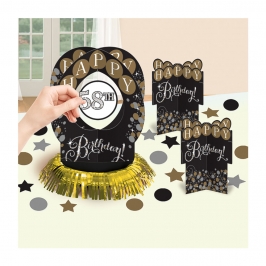 Kit de decoración de mesa de la colección Gold Sparkling