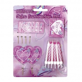 Kit de decoración para tartas Princesas