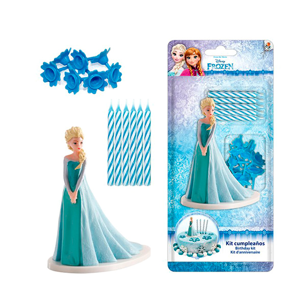 cortina grupo rueda Kit para Decorar Tartas Frozen Elsa - Comprar Online {My Karamelli}