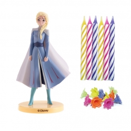 Kit para Decorar Tartas Frozen Elsa