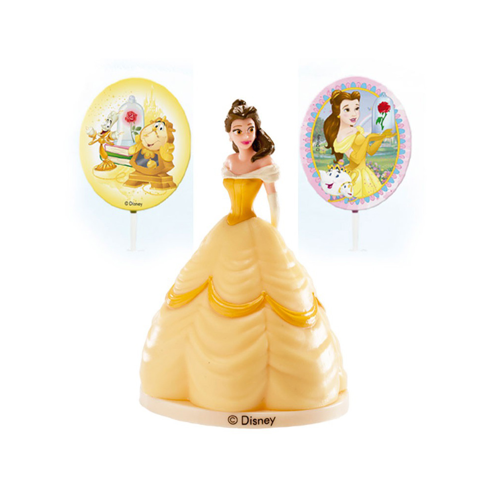 ▷ Kit para Decorar Tartas Princesa Bella - Envíos 24 hs ✓