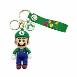 Llavero de Silicona Luigi Súper Mario 7 cm